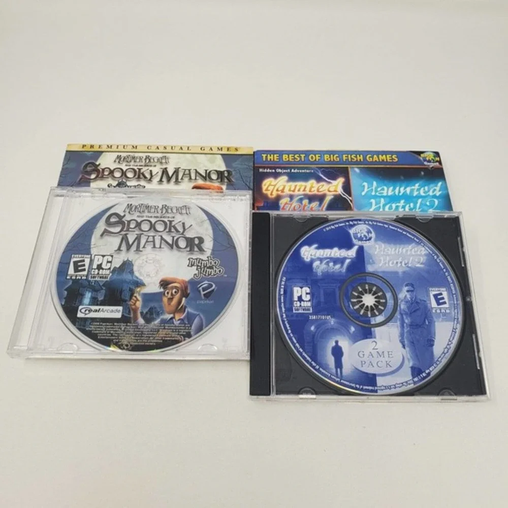 PC CD-Rom‎ Games Bulk Lot Of 6 Ravenhearst Haunted Hotel Mystery P.I. Cases